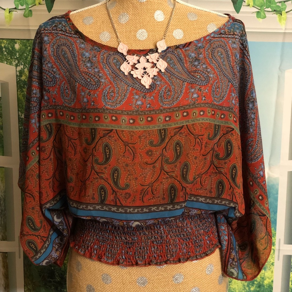 Boho Panhandle Slim blouse free size